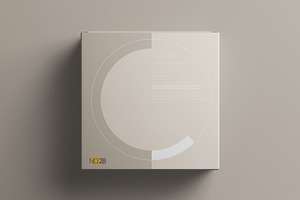 Square Flat Box Mockup