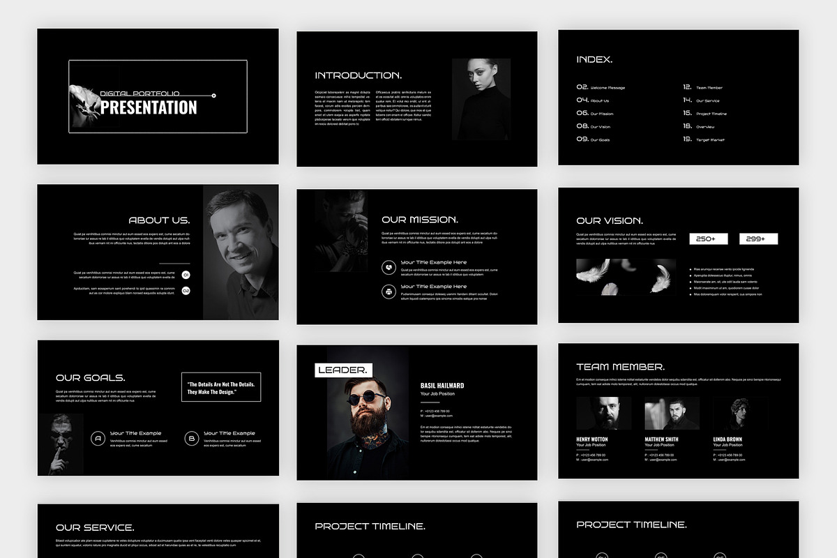 Digital Portfolio Presentation, a Presentation Template by MightyDesign (Photo 2 of 6)