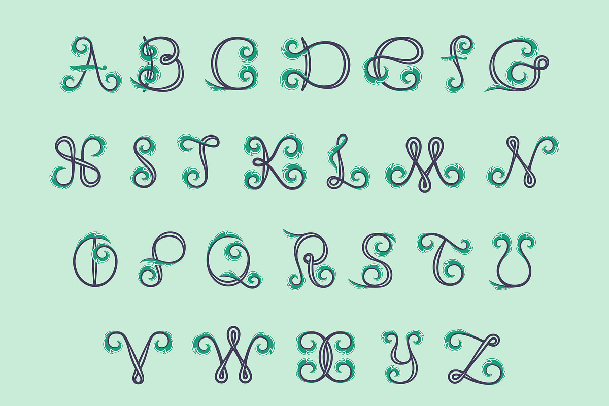 Foliageant font preview 4