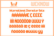 Snack Bite font, a Font by weknow (Thumbnail 8 of 8)