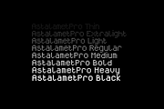 Astalamet Pro - 9 fonts, a Font by Leitmotif (Thumbnail 2 of 5)