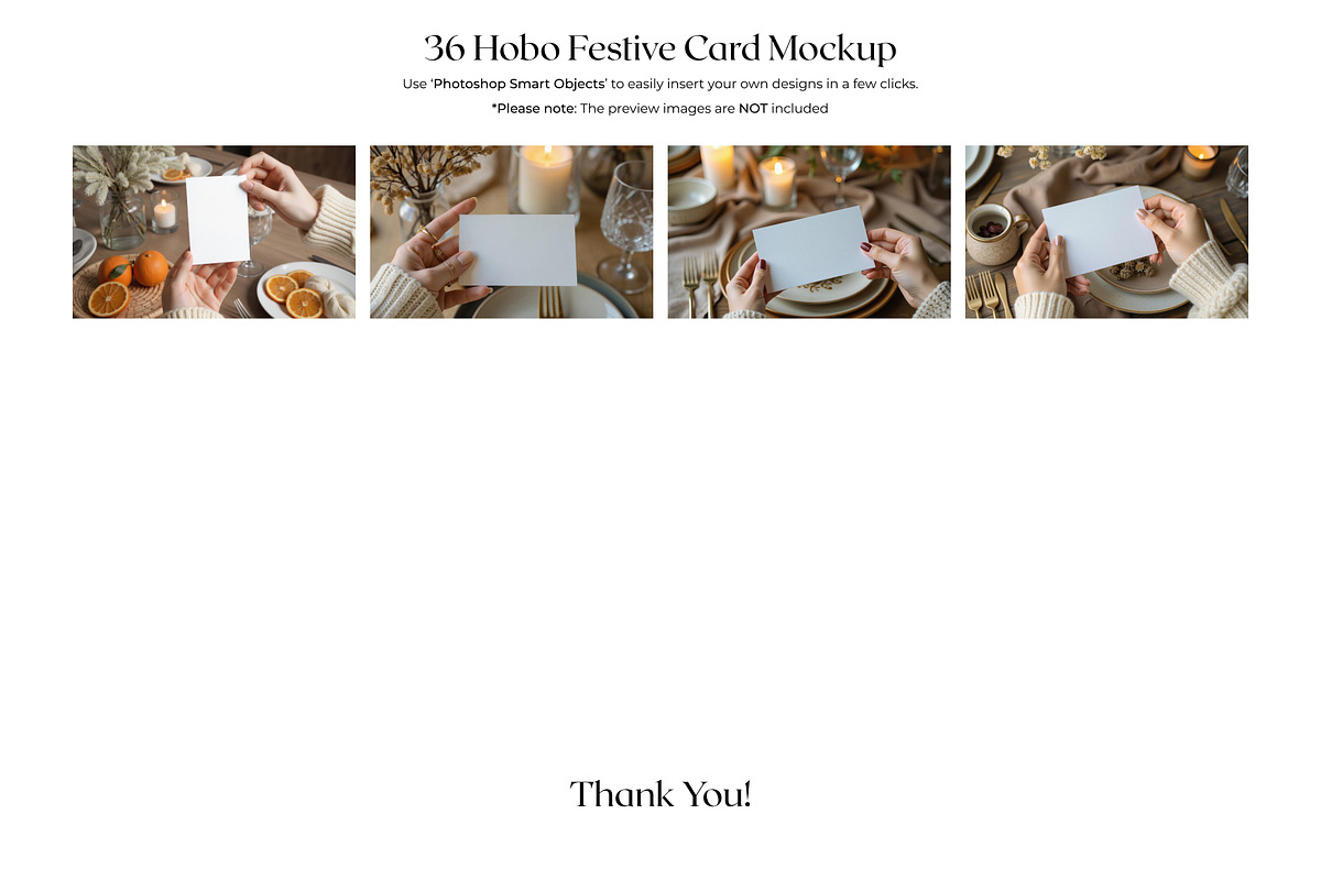 36 Hobo Festive Card Mockup, a Product Mockup by Pure Design (Photo 10 of 10)
