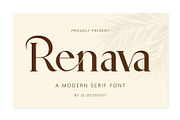 Renava Serif Font, a Serif Font by Idea Studio (Thumbnail 1 of 11)