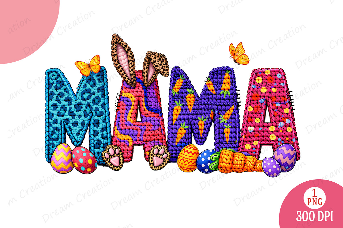 Mama Easter Png, an Illustration by Dream Creation (Photo 1 of 5)