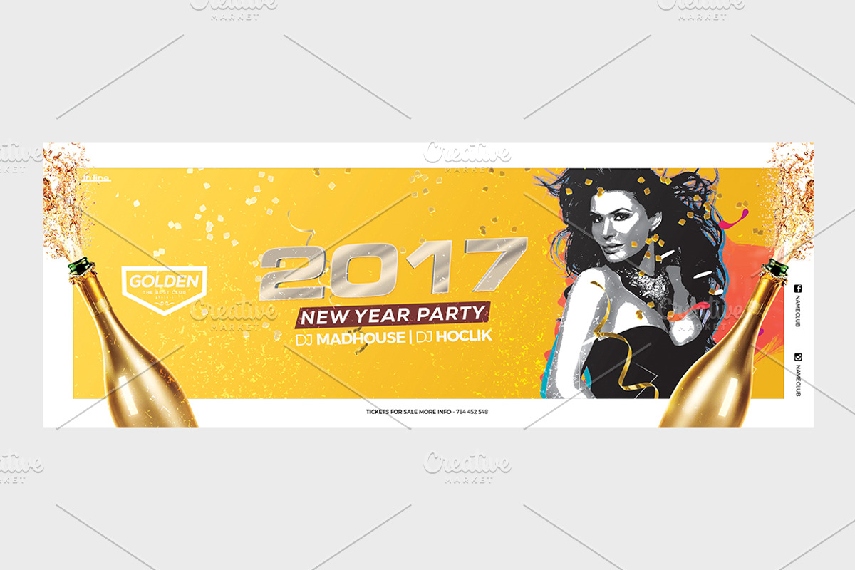 New Year Flyer, a Flyer Template by lawless graphic (Photo 2 of 3)