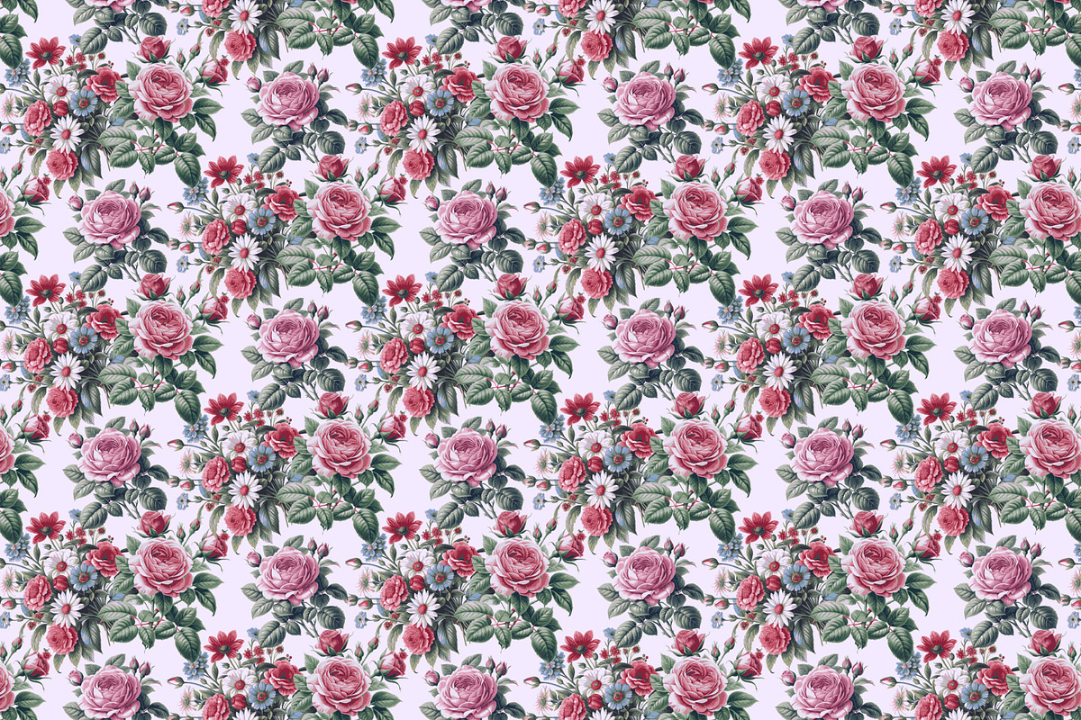 Roses. Victorian seamless pattern, a Pattern Graphic by Designs by Helen Trupak (Photo 3 of 3)