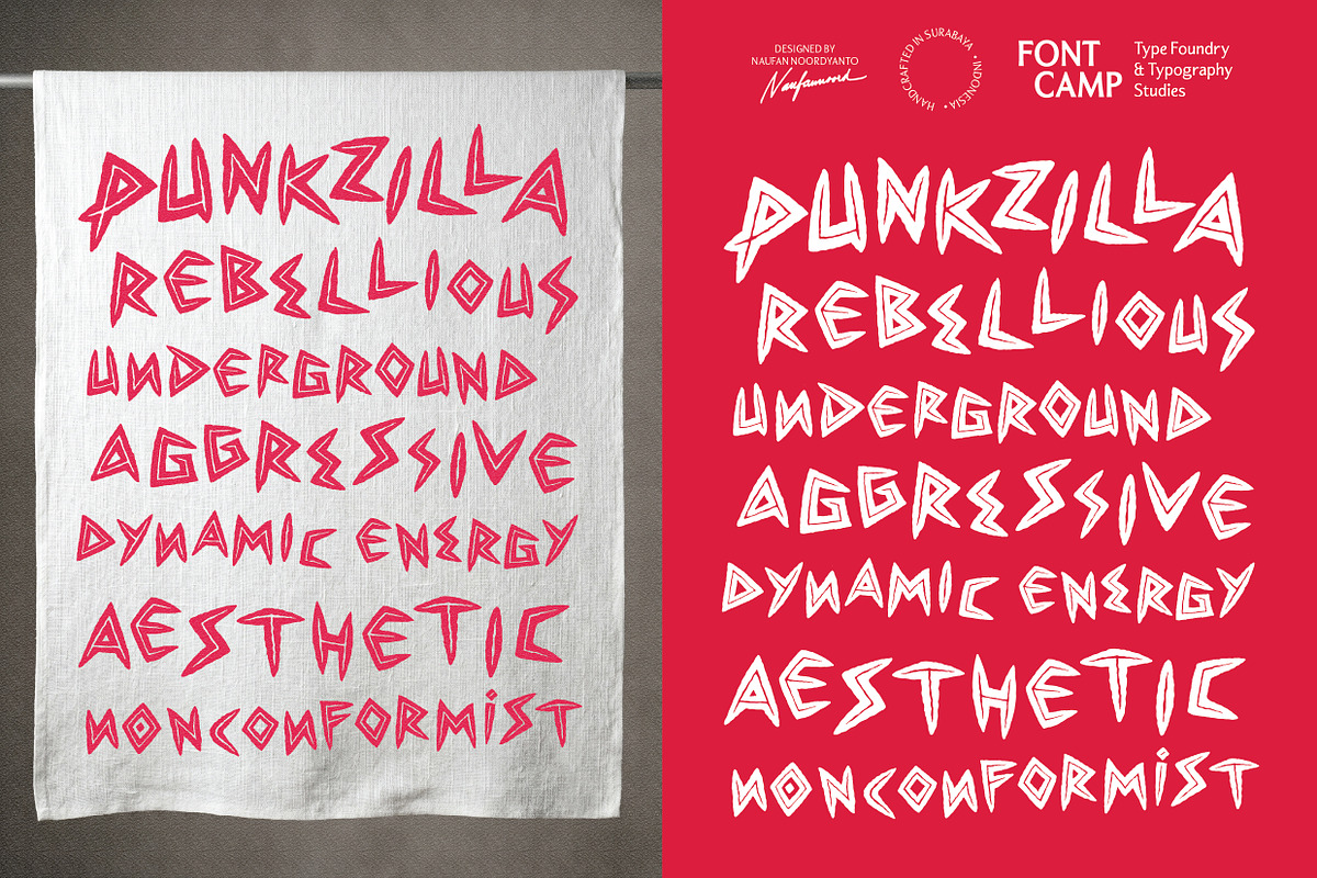 Punkzilla Font, a Handwritten Font by Fontcamp Type Foundry (Photo 7 of 11)