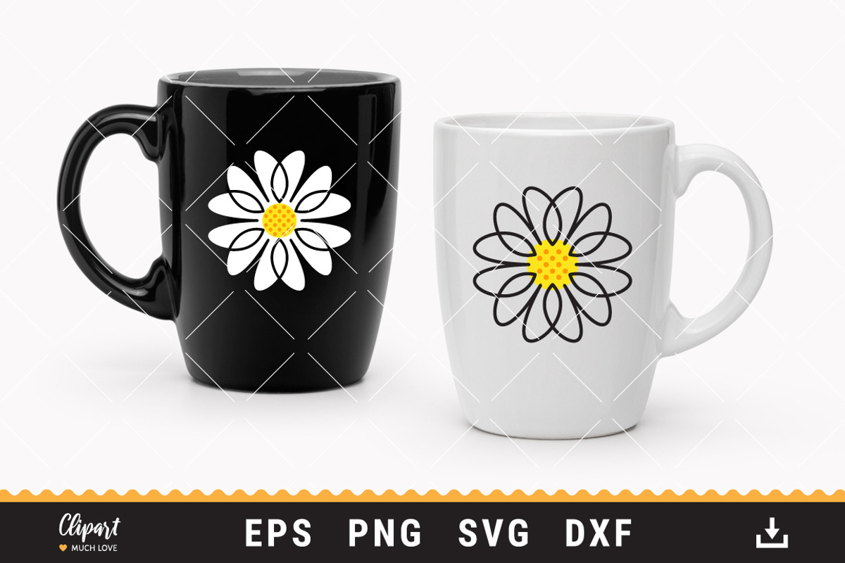 Daisy SVG, Icon, Flowers Clipart, an Icon by ClipartMuchLove (Photo 2 of 6)