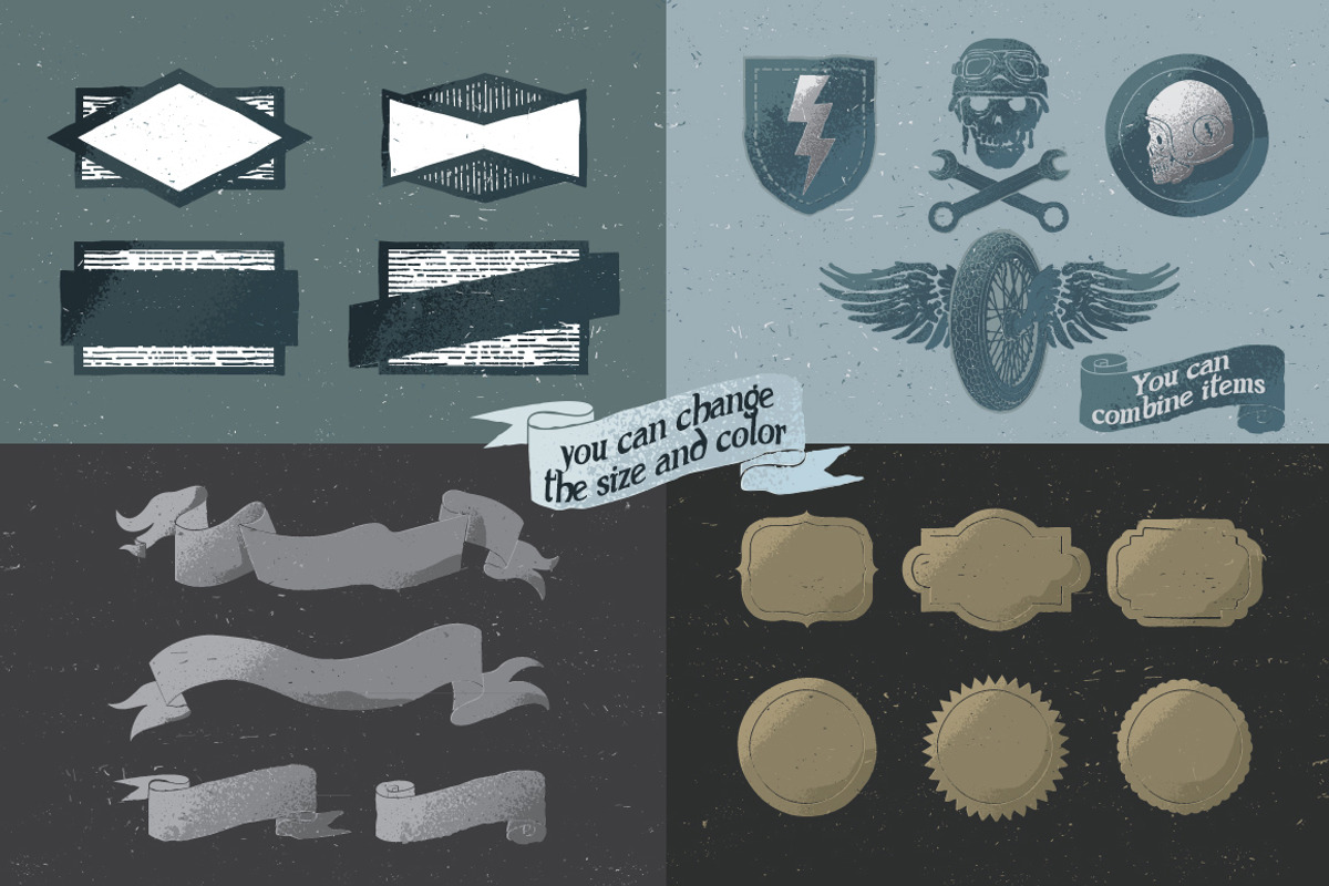 Badges & Ribbons Collection, an Illustration by PaperBat (Photo 4 of 4)