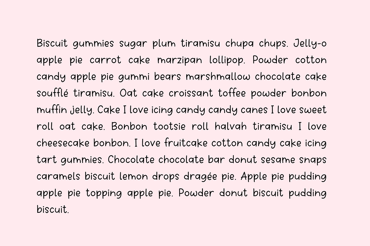 Sugarplum, a Handwritten Font by Sofia Skoog (Photo 4 of 10)