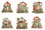 Watercolor Boho Summer Clipart, an Illustration by Designworld (Thumbnail 2 of 8)