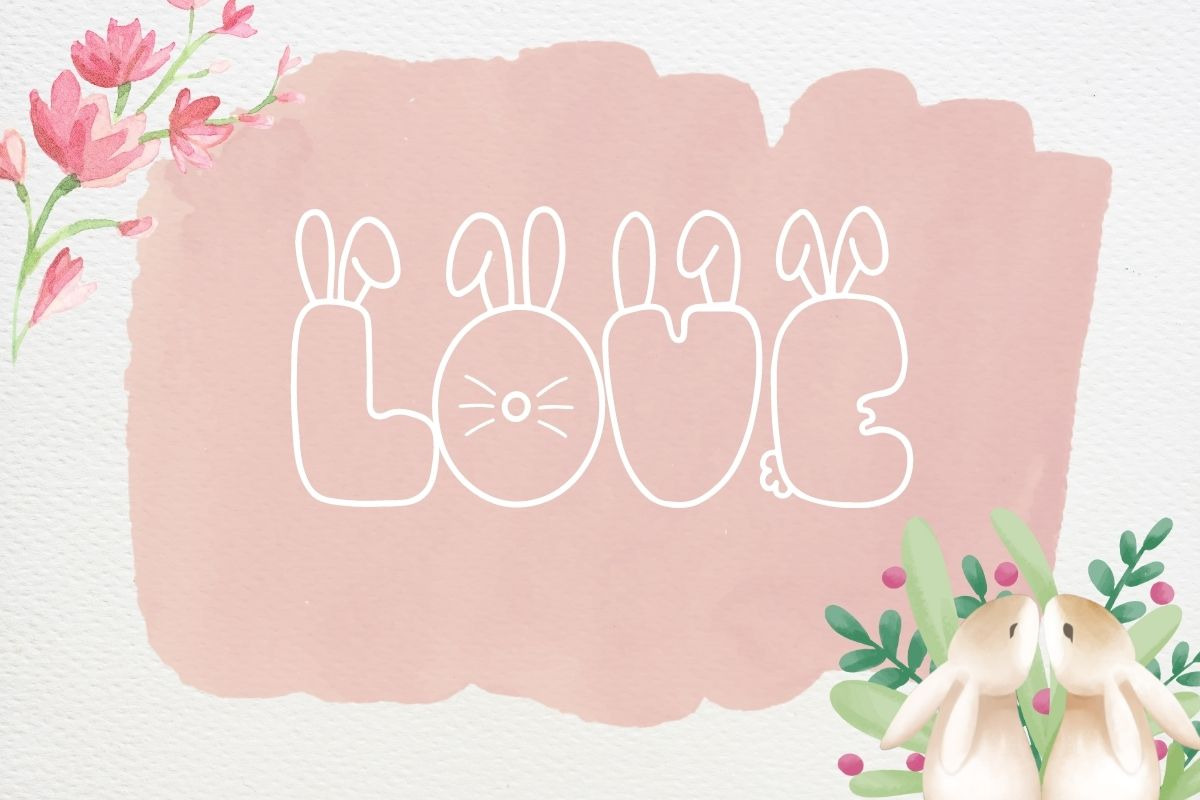 Bunny | Display Font, a Handwritten Font by AnningArts (Photo 5 of 9)