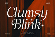 Clumsy Blink - Retro Serif Font, a Serif Font by Shakira Studio (Thumbnail 1 of 10)