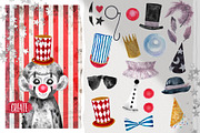 CIRCUS BABIES watercolor set, an Animal Illustration by Natali Smolova (Thumbnail 5 of 8)