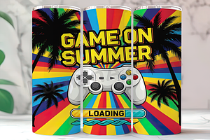 Gamer Summer Mode Tumbler, an Arts & Entertainment Photo by LamanAzalea