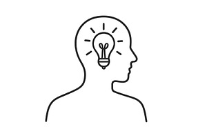 Creative concept of an enlightenment, an Illustration by ZinetroN