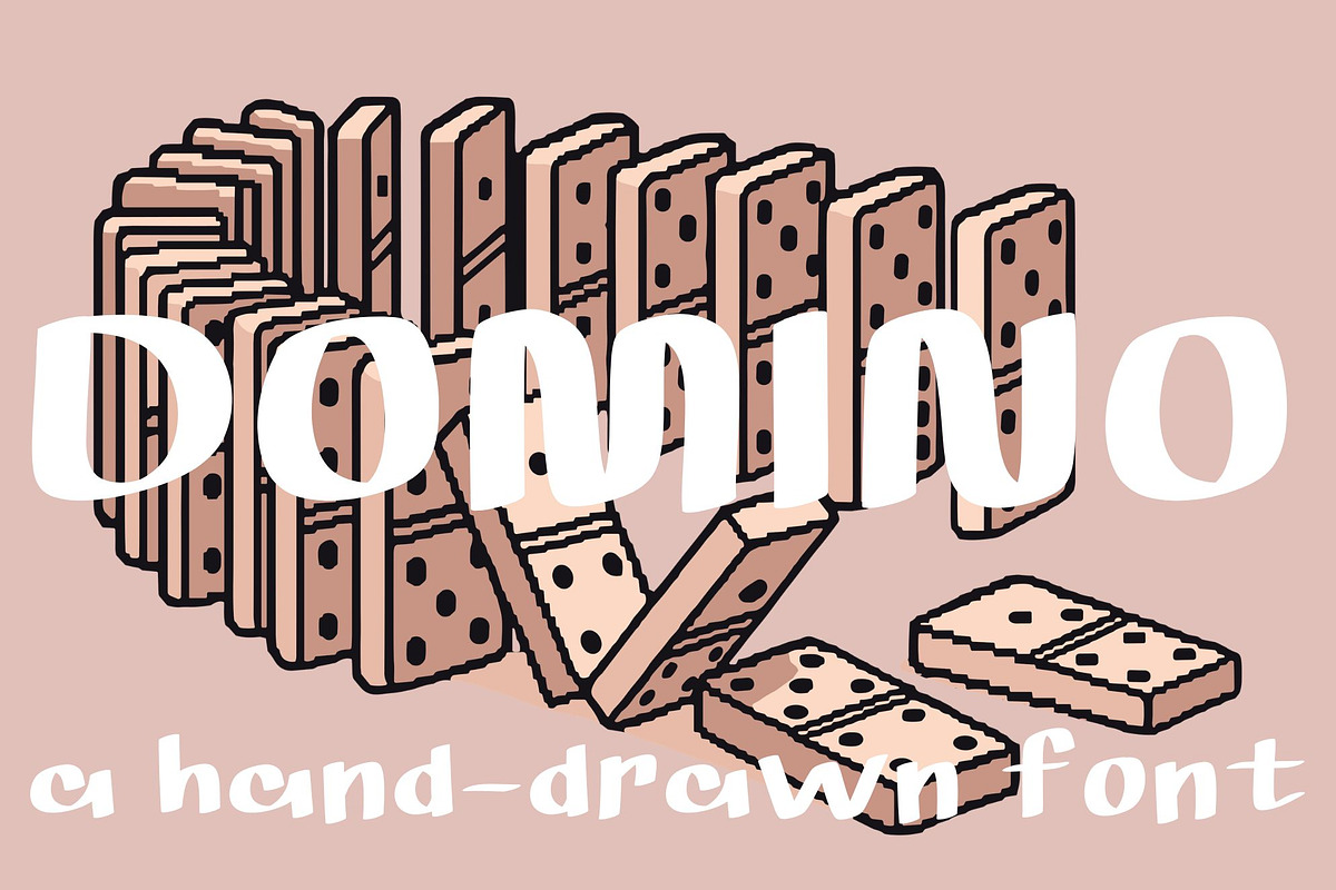 Domino, a Handwritten Font by Eryn Rose Design (Photo 8 of 17)