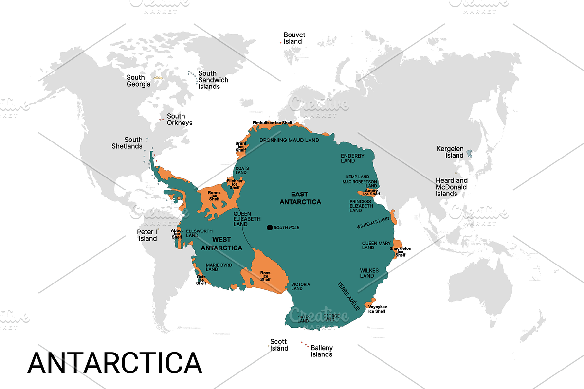 World Vector Map with Country Name, an Object Graphic by Nazim's Shop (Photo 8 of 9)