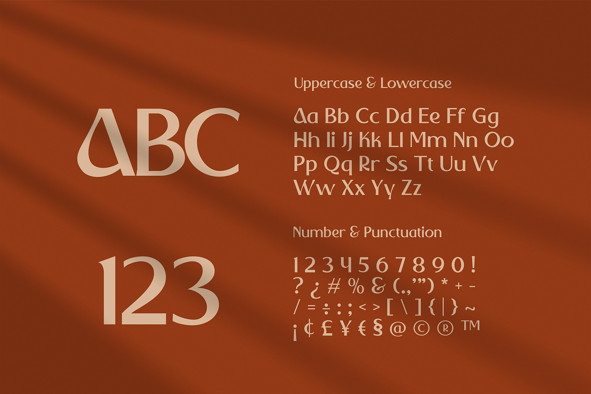 Audrey Latjuba - Sans Serif Font, a Sans Serif Font by Artchitype Studio (Photo 8 of 14)