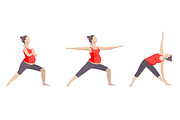 9 yoga poses for pregnant women, an Object Graphic by Olga Bonitas (Thumbnail 2 of 5)