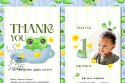 First Birthday Frog Invitation, an Invitation Template by Little Creative Scribbles (Thumbnail 5 of 6)