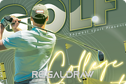 Golf College Tournament Sport Flyer, a Flyer Template by regalDRAW (Thumbnail 1 of 4)