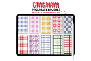 Gingham Procreate Pattern Brushes, a Brush Add-On by Brush Lab (Thumbnail 6 of 8)