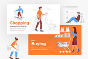 Shopping Vector Illustration Set, a Person Illustration by Vectors Market (Thumbnail 5 of 8)