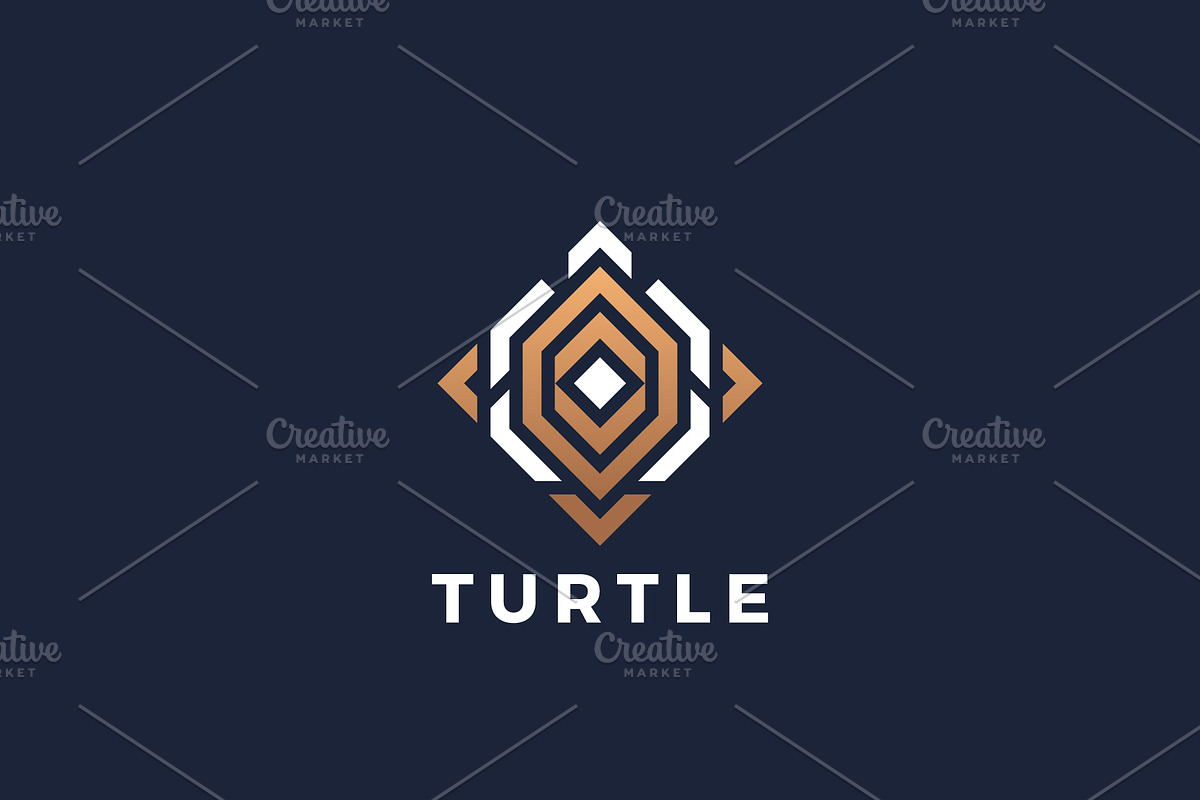 Turtle logo design., a Branding & Logo Template by lettett