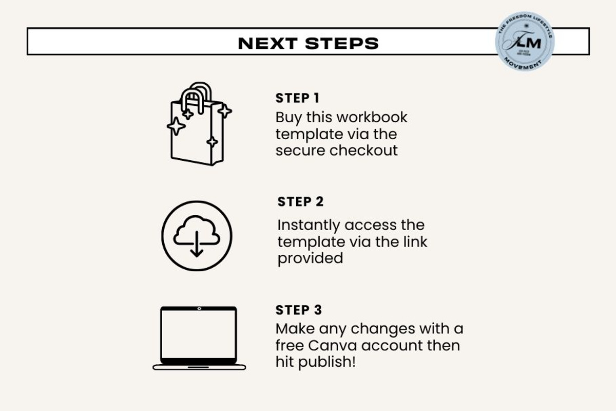 Course Workbook - Desert Boho, a Templates & Theme by Freedom Business Shop (Photo 11 of 11)