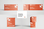 Shipping Container Mockup, a Cups & Container Mockup by Se٧enStudio (Thumbnail 1 of 5)