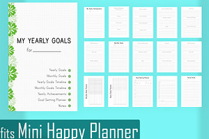 Goals Planner For Mini Happy PDF