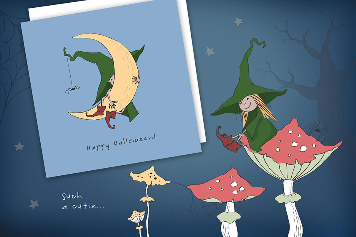 Cute Halloween Collection, an Illustration by Eva Katerina (Photo 3 of 19)