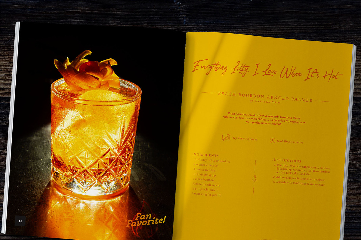 Cocktails | Recipe Book Template, a Magazine Template by Harrell Design Studio (Photo 7 of 7)