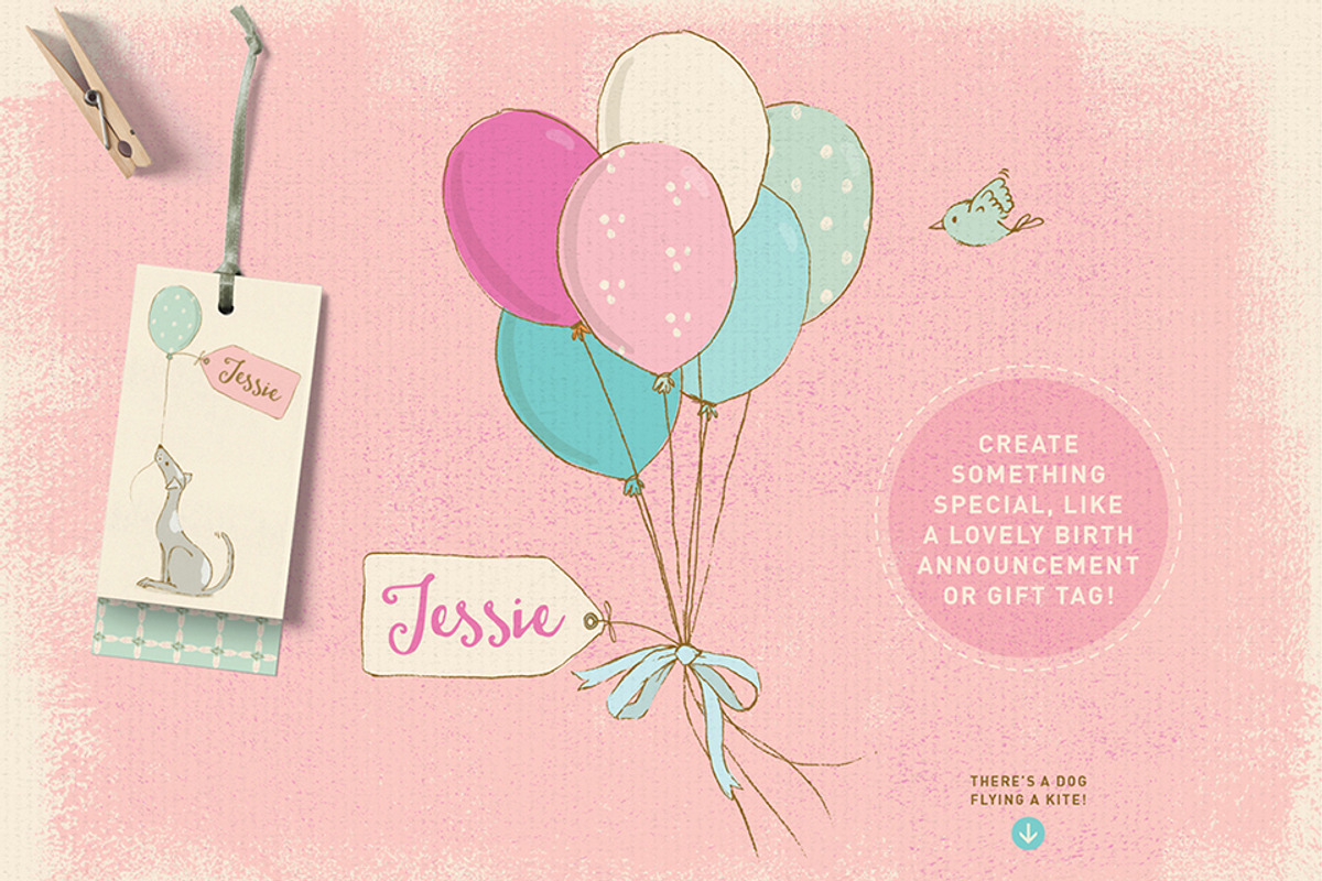 Free Spirit Vintage Summer Kit, an Illustration by Lisa Glanz (Photo 5 of 10)