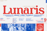 Lunaris - Serif Font Family, a Serif Font by Artistic & Unique (Thumbnail 1 of 14)