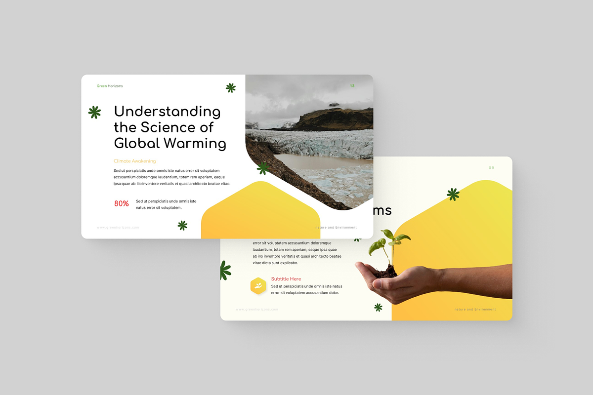 Nature & Environment Google Slides, a Presentation Template by Annora Studio (Photo 3 of 5)