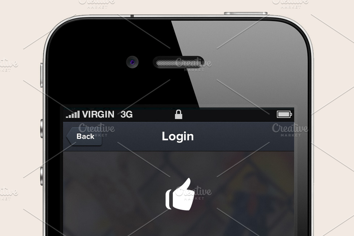 iPhone App Template (PSD), an App Template by UI Store (Photo 1 of 5)