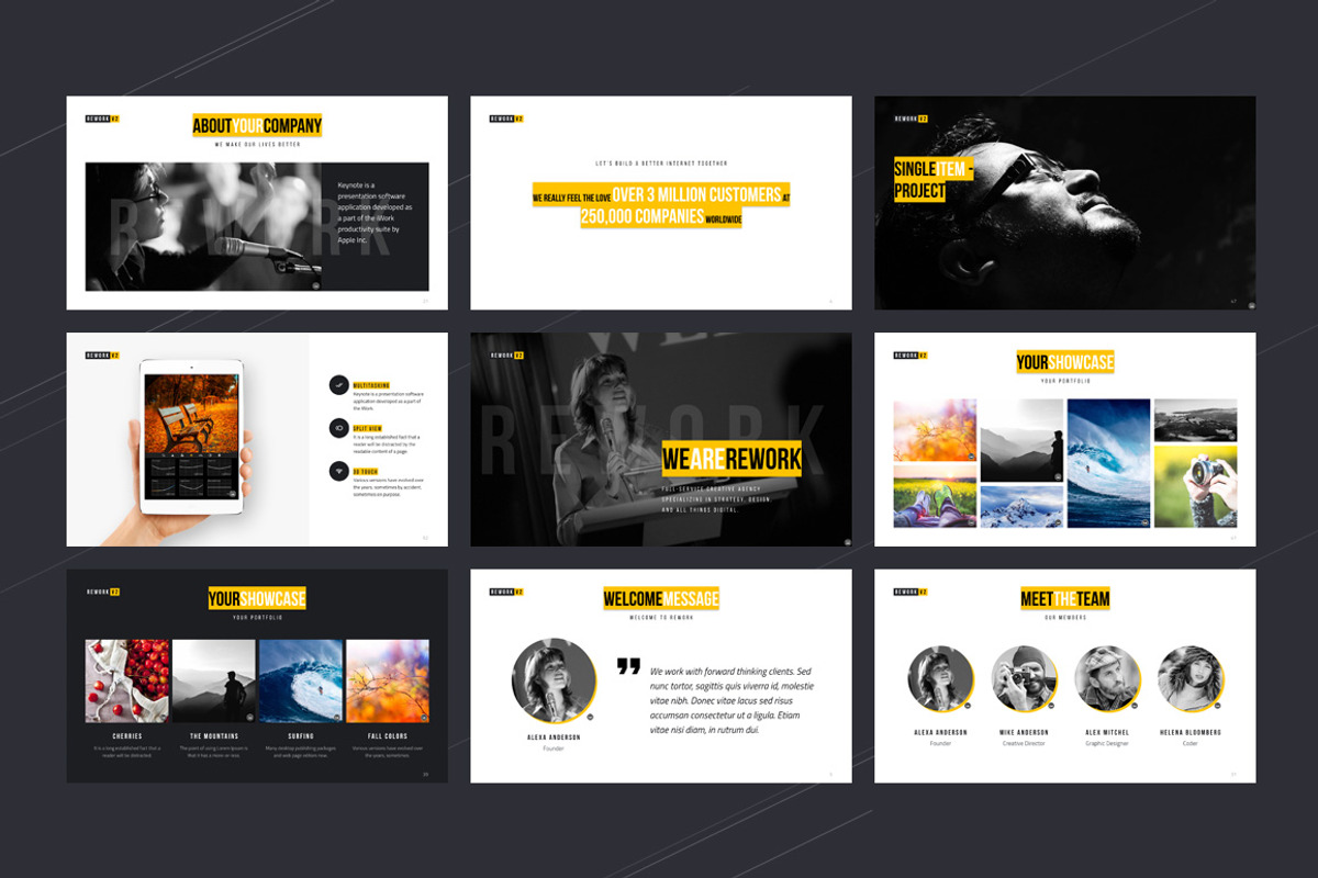Keynote Bundle - Free Updates, a Presentation Template by Rework (Photo 11 of 11)