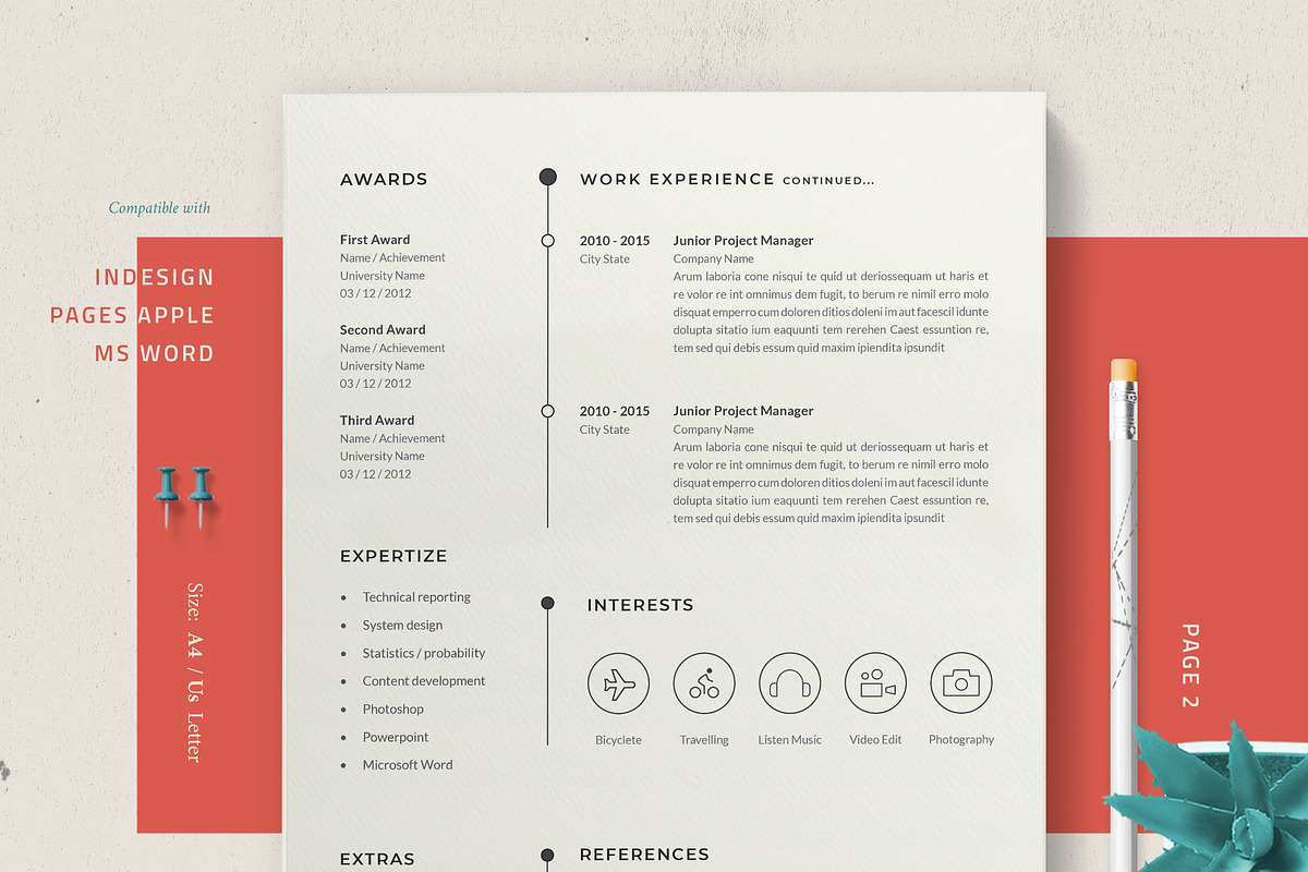 Resume Cv Template, a Resume Template by Astut (Photo 3 of 6)