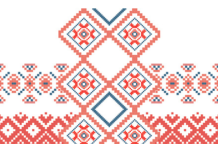 Geometric ornament  embroidery