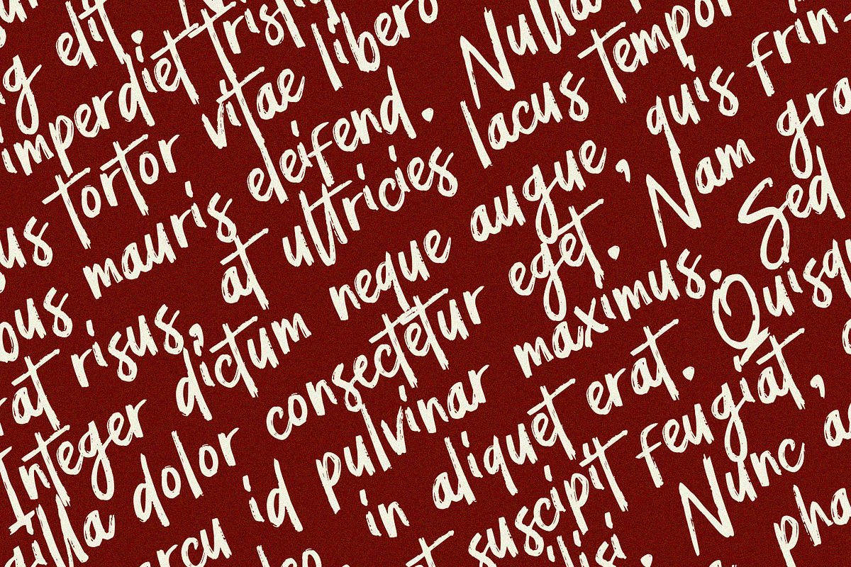 Hollowstone - Brush Font, a Script Font by Alpaprana (Photo 3 of 10)