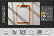 Menu Mockup - Top View PSD, an Advertising Mockup by Bruno's Shop (Thumbnail 3 of 4)