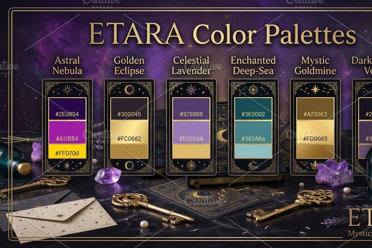 ETARA Mystical Mockup Pack, an Object Graphic by ETARA by Mea Hau (Photo 6 of 60)