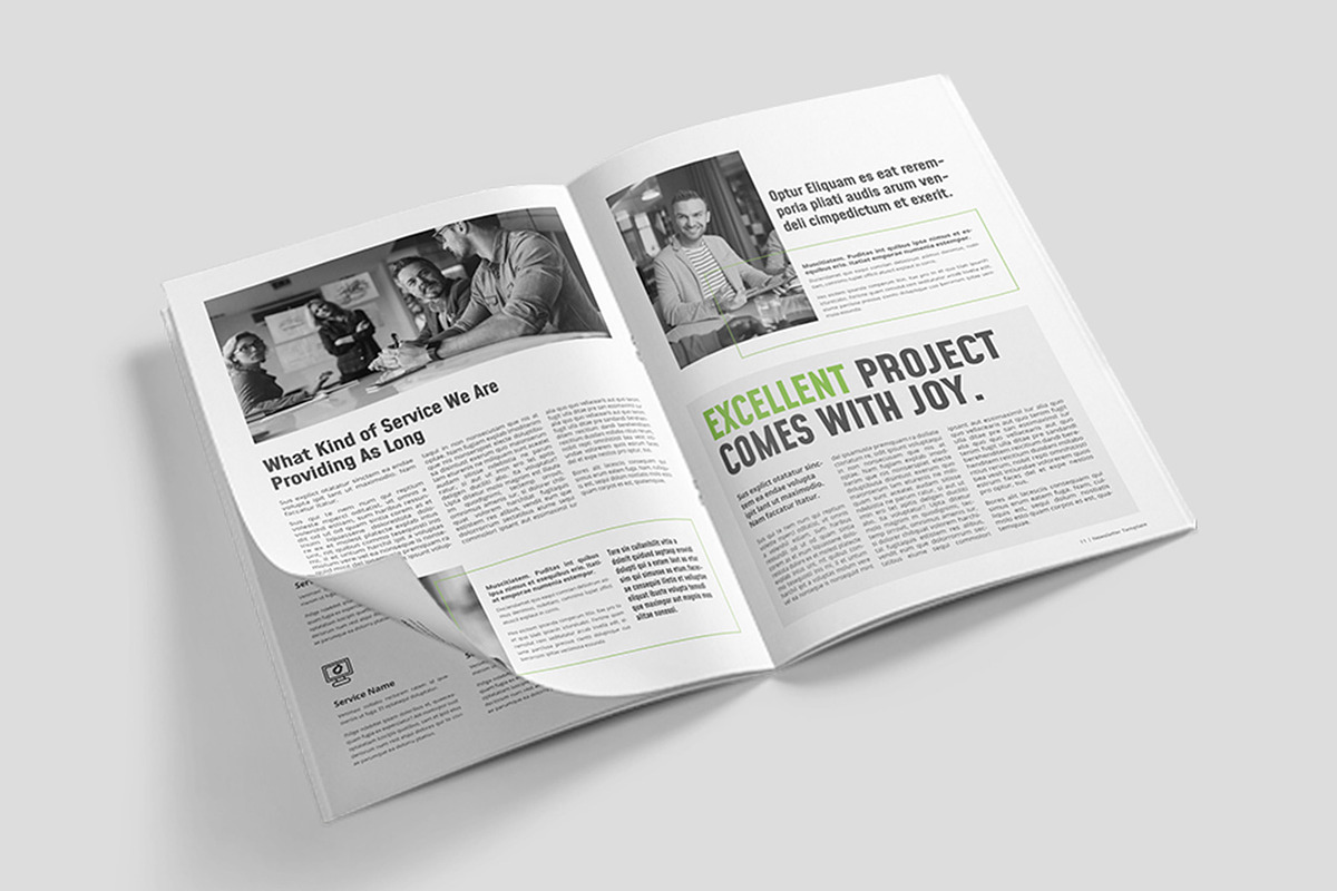 Newsletter Design, a Brochure Template by astutedesign11 (Photo 6 of 6)