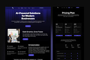 Ai Business Solutions figma template, a Landing Page Template by Pixel Blend (Thumbnail 4 of 5)