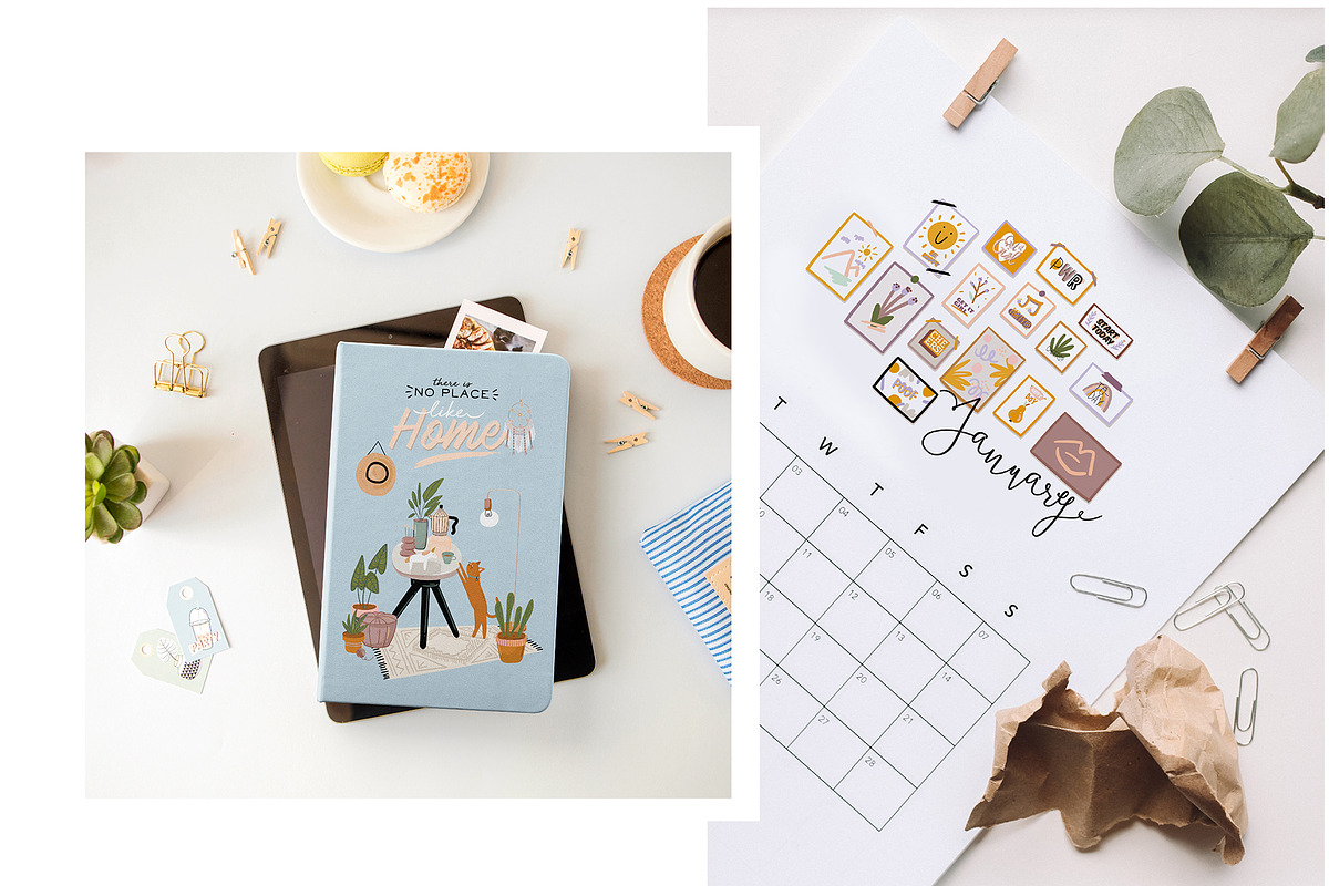 Home INTERIOR & House DECOR BUNDLE, an Object Graphic by Ruslana Lubenets (Photo 20 of 41)
