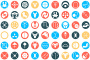Mystical Symbols Astrology Icons set, an Icon by Vector Portal (Thumbnail 9 of 9)