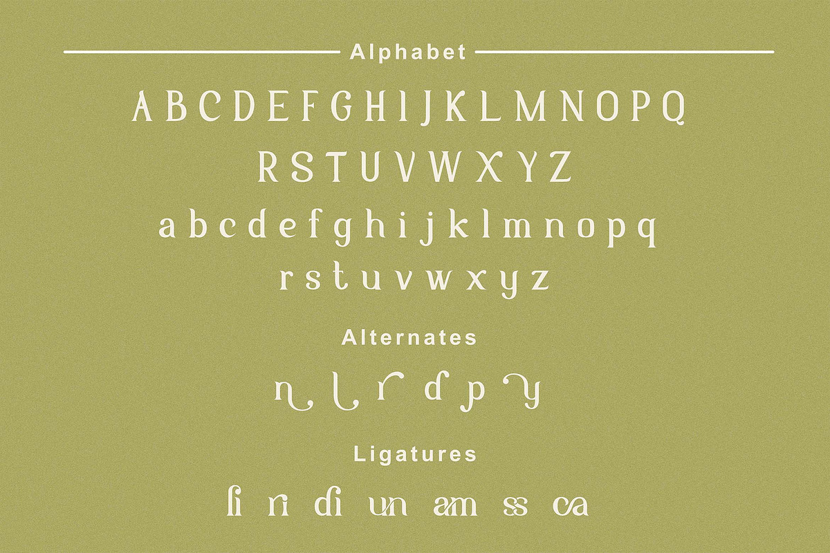 Yunan - Modern and Classy Font, a Serif Font by Flawless And Co (Photo 9 of 14)