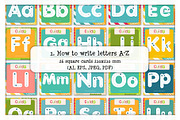 Letter Tracing Handwriting practice, an Education Illustration by Nursery Art (Thumbnail 2 of 12)